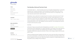 Desktop Screenshot of blog.ginsudo.com