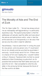 Mobile Screenshot of blog.ginsudo.com